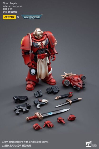 Warhammer 40k Actionfigur 1/18 Blood Angels Veteran Laenatus 12 cm – Bild 8