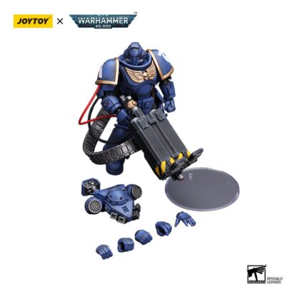 Warhammer 40k Actionfigur 1/18 Ultramarines Desolation Marine with Castellan Launcher (Superkrak) 12 cm – Bild 5