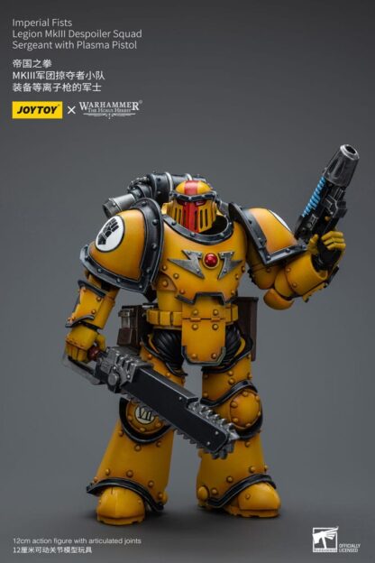 Warhammer The Horus Heresy Actionfigur 1/18 Imperial Fists Legion MkIII Despoiler Squad Sergeant with Plasma Pistol 12 cm – Bild 3