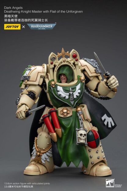 Warhammer 40k Actionfigur 1/18 Dark Angels Deathwing Knight Master with Flail of the Unforgiven 12 cm – Bild 6