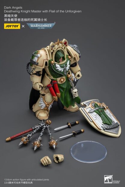 Warhammer 40k Actionfigur 1/18 Dark Angels Deathwing Knight Master with Flail of the Unforgiven 12 cm – Bild 7