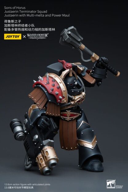 Warhammer The Horus Heresy Actionfigur 1/18 Sons of Horus Justaerin Terminator Squad Justaerin with Multi-melta and Power MauL 12 cm – Bild 3