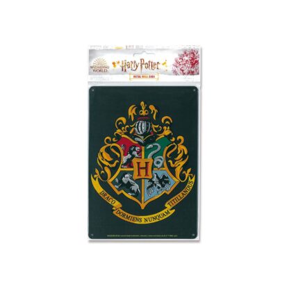 Harry Potter Blechschild Hogwarts Logo 15 x 21 cm – Bild 2