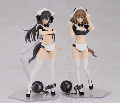 Guilty Princess Plastic Model Kit PLAMAX GP-07 Underwear Body Girl Ran & Jelly: Maid Ver. Set 16 cm – Bild 2