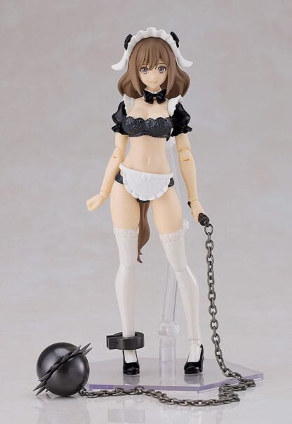 Guilty Princess Plastic Model Kit PLAMAX GP-07 Underwear Body Girl Ran & Jelly: Maid Ver. Set 16 cm – Bild 7