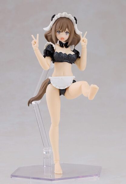 Guilty Princess Plastic Model Kit PLAMAX GP-07 Underwear Body Girl Ran & Jelly: Maid Ver. Set 16 cm – Bild 10