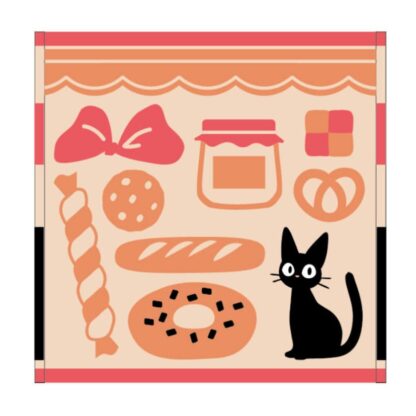 Kikis kleiner Lieferservice Mini-Handtuch Jiji's Bakery 25 x 25 cm