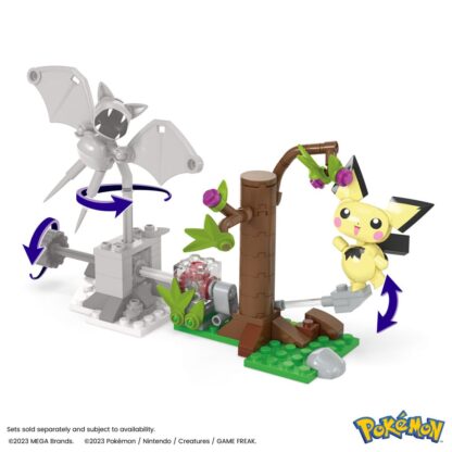 Pokémon Mega Construx Bauset Pichus Wald-Futtersuche – Bild 5