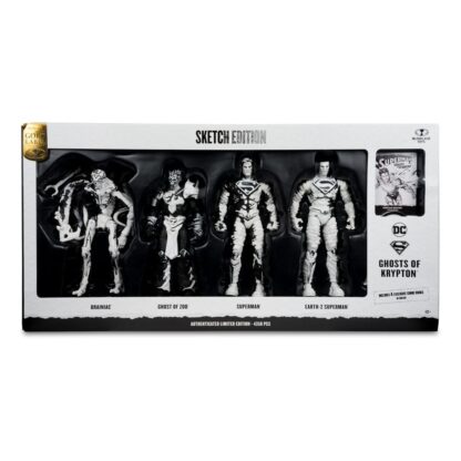 DC Direct Page Punchers Actionfiguren & Comic 4er Pack Superman Series (Sketch Edition) (Gold Label) 18 cm – Bild 10