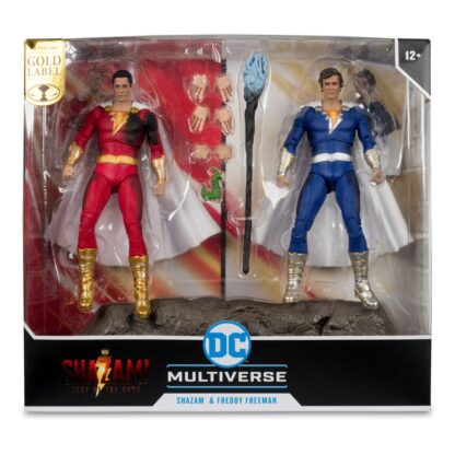 DC Multiverse Actionfiguren 2er-Pack Shazam (Battle Damage) & Freddie Freeman (Gold Label) 18 cm – Bild 14