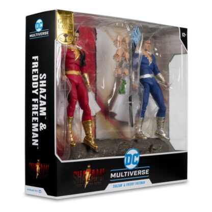 DC Multiverse Actionfiguren 2er-Pack Shazam (Battle Damage) & Freddie Freeman (Gold Label) 18 cm – Bild 15