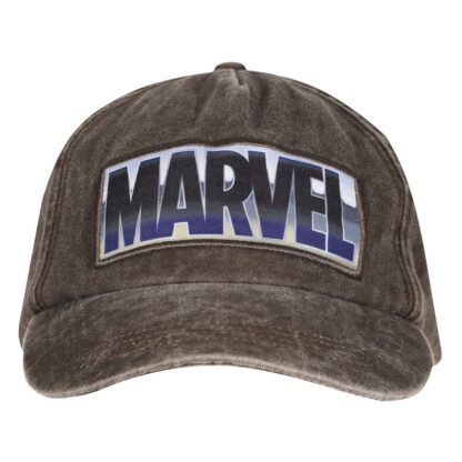 Marvel Baseball Cap Vintage Wash Logo – Bild 2