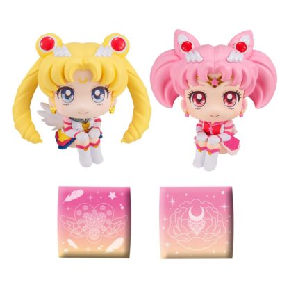 Sailor Moon Cosmos The Movie Look Look Up PVC Statuen Eternal Sailor Moon & Eternal Sailor Chibi Moon LTD Ver. 11 cm