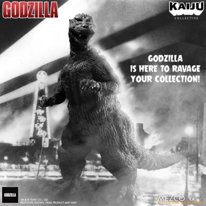 Godzilla (1954) Kaiju Collective Actionfigur Godzilla - Black & White Edition 20 cm – Bild 3