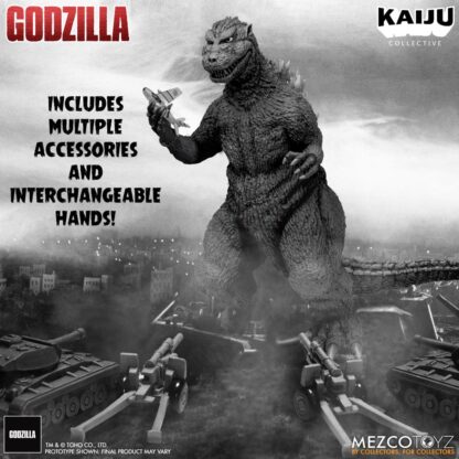 Godzilla (1954) Kaiju Collective Actionfigur Godzilla - Black & White Edition 20 cm – Bild 11