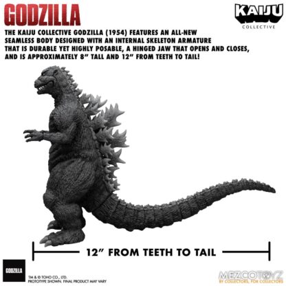 Godzilla (1954) Kaiju Collective Actionfigur Godzilla - Black & White Edition 20 cm – Bild 22