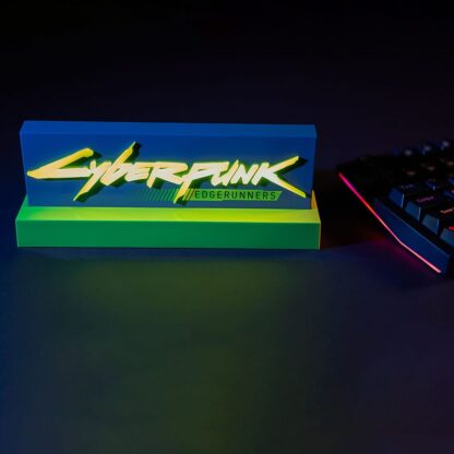 Cyberpunk Edgerunner LED-Leuchte Logo 22 cm – Bild 3