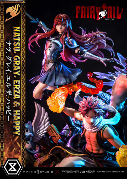 Fairy Tail PVC Statue 1/6 Natsu, Gray, Erza, Happy Deluxe Version 57 cm – Bild 5