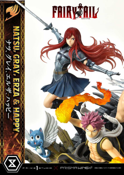 Fairy Tail PVC Statue 1/6 Natsu, Gray, Erza, Happy Deluxe Version 57 cm – Bild 6