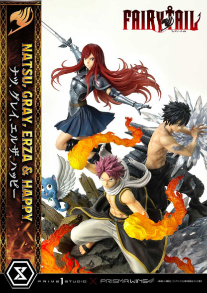 Fairy Tail PVC Statue 1/6 Natsu, Gray, Erza, Happy Deluxe Version 57 cm – Bild 21