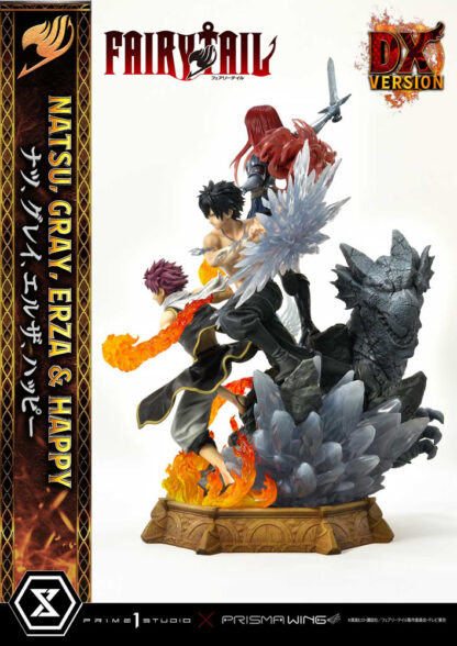 Fairy Tail PVC Statue 1/6 Natsu, Gray, Erza, Happy Deluxe Version 57 cm – Bild 22