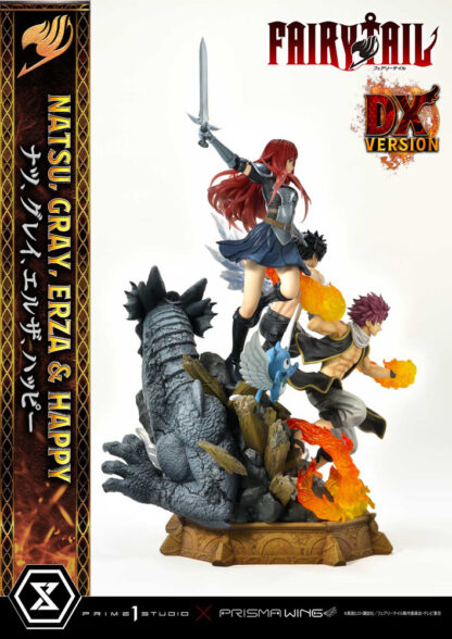 Fairy Tail PVC Statue 1/6 Natsu, Gray, Erza, Happy Deluxe Version 57 cm – Bild 23