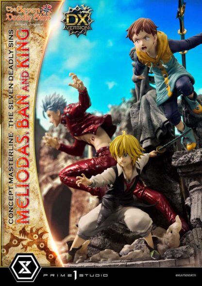 Seven Deadly Sins Concept Masterline Series Statue Meliodas, Ban and King Deluxe Bonus Version 55 cm – Bild 6