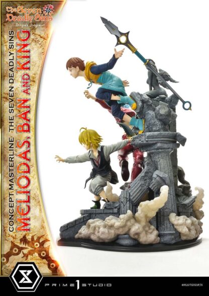 Seven Deadly Sins Concept Masterline Series Statue Meliodas, Ban and King Deluxe Bonus Version 55 cm – Bild 24