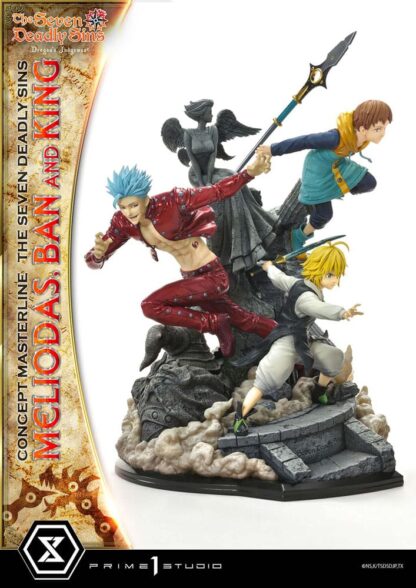 Seven Deadly Sins Concept Masterline Series Statue Meliodas, Ban and King Deluxe Bonus Version 55 cm – Bild 25