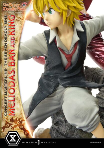 Seven Deadly Sins Concept Masterline Series Statue Meliodas, Ban and King Deluxe Bonus Version 55 cm – Bild 26