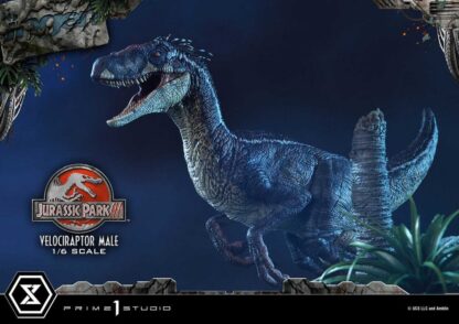 Jurassic Park III Legacy Museum Collection Statue 1/6 Velociraptor Male Bonus Version 40 cm – Bild 5