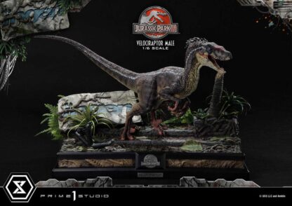 Jurassic Park III Legacy Museum Collection Statue 1/6 Velociraptor Male Bonus Version 40 cm – Bild 23