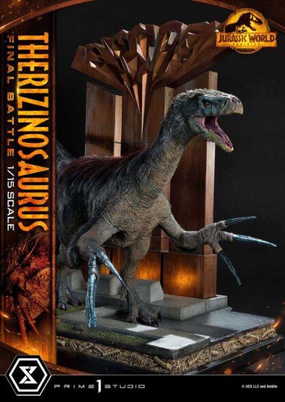 Jurassic World: Ein neues Zeitalter Legacy Museum Collection Statue 1/15 Therizinosaurus Final Battle Regular Version 55 cm