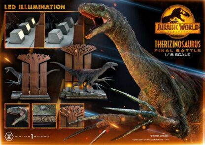 Jurassic World: Ein neues Zeitalter Legacy Museum Collection Statue 1/15 Therizinosaurus Final Battle Bonus Version 55 cm – Bild 3