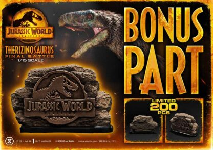 Jurassic World: Ein neues Zeitalter Legacy Museum Collection Statue 1/15 Therizinosaurus Final Battle Bonus Version 55 cm – Bild 22