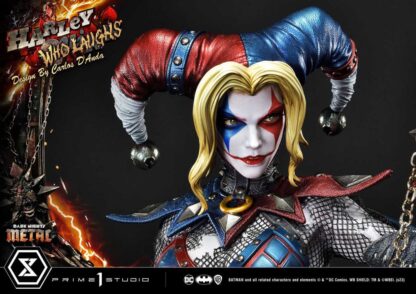 Dark Nights: Metal Museum Masterline Series Statue 1/3 Harley Quinn Who Laughs Concept Design by Caelos D`anda Deluxe Bonus Version 78 cm – Bild 3