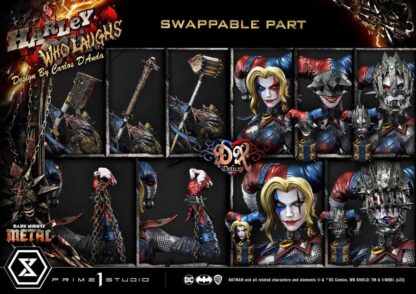 Dark Nights: Metal Museum Masterline Series Statue 1/3 Harley Quinn Who Laughs Concept Design by Caelos D`anda Deluxe Bonus Version 78 cm – Bild 10