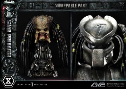 The Alien vs. Predator Museum Masterline Series Statue 1/3 Scar Predator Deluxe Bonus Version 93 cm – Bild 3