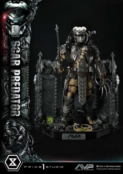 The Alien vs. Predator Museum Masterline Series Statue 1/3 Scar Predator Deluxe Bonus Version 93 cm – Bild 5