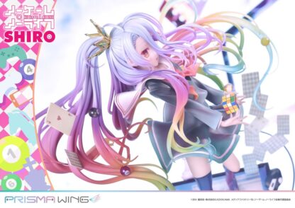 No Game No Life Prisma Wing PVC Statue 1/7 Shiro 27 cm – Bild 19