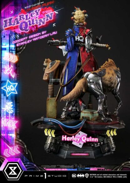 Batman Ultimate Premium Masterline Series Statue Cyberpunk Harley Quinn 60 cm – Bild 7