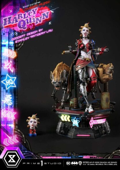 Batman Ultimate Premium Masterline Series Statue Cyberpunk Harley Quinn 60 cm – Bild 12