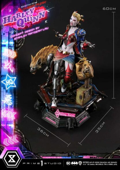 Batman Ultimate Premium Masterline Series Statue Cyberpunk Harley Quinn Deluxe Version 60 cm – Bild 7