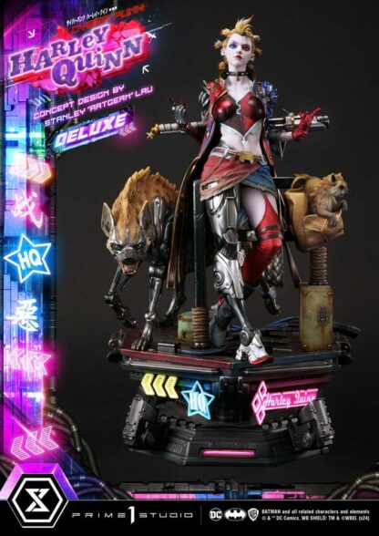 Batman Ultimate Premium Masterline Series Statue Cyberpunk Harley Quinn Deluxe Bonus Version 60 cm – Bild 7