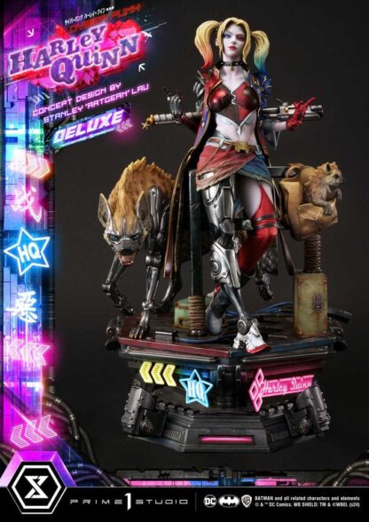 Batman Ultimate Premium Masterline Series Statue Cyberpunk Harley Quinn Deluxe Bonus Version 60 cm – Bild 8