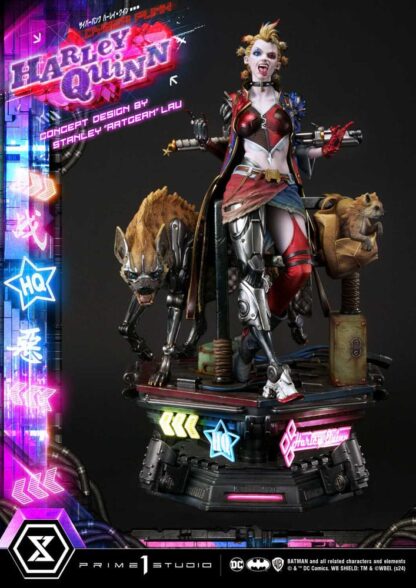 Batman Ultimate Premium Masterline Series Statue Cyberpunk Harley Quinn Deluxe Bonus Version 60 cm – Bild 9