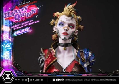 Batman Ultimate Premium Masterline Series Statue Cyberpunk Harley Quinn Deluxe Bonus Version 60 cm – Bild 14