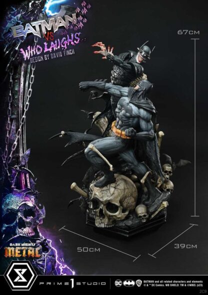 Dark Nights: Metal Ultimate Premium Masterline Series Statue 1/4 Batman VS Batman Who Laughs Deluxe Version 67 cm – Bild 12