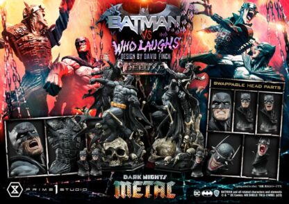 Dark Nights: Metal Ultimate Premium Masterline Series Statue 1/4 Batman VS Batman Who Laughs Deluxe Bonus Version 67 cm – Bild 2