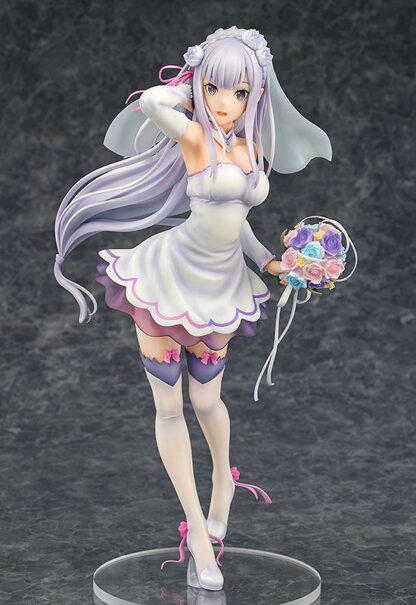 Re:ZERO -Starting Life in Another World- PVC Statue 1/7 Emilia Wedding Ver. 25 cm – Bild 2